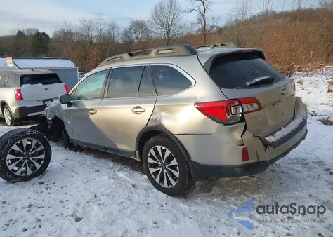 2015 Subaru Outback 2.5I Limited z USA, uszkodzony, nr VIN 4S4BSANC8F3331858